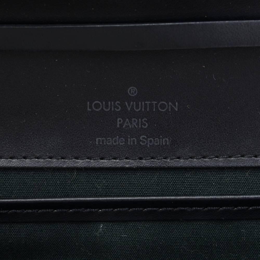 Louis Vuitton Honfleur Black Epi Leather Shoulder Clutch Wallet 4