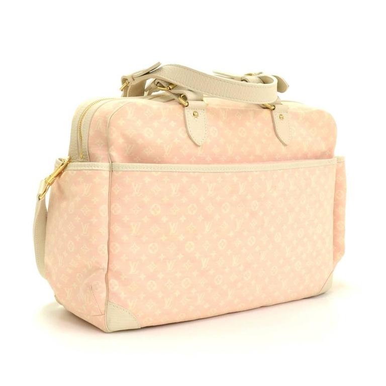 designer pink louis vuitton diaper bag