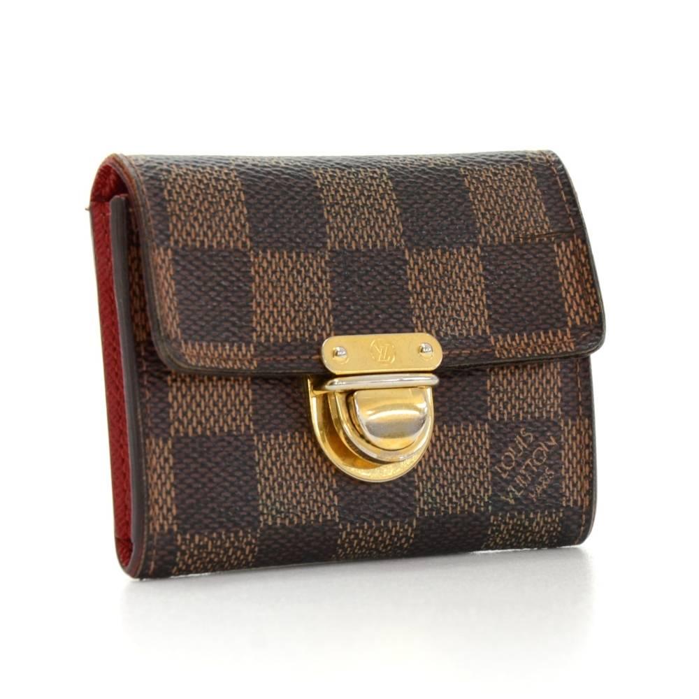 Louis Vuitton Porte-Monnaie Koala Coin Case in Damier canvas. Inside has 1 coin case and 1 for name card and separate name card lot on the back.

Made in: France
Serial Number: MI1015
Size: 3.7 x 2.8 x 0.8 inches or 9.5 x 7 x 2 cm
Color:
