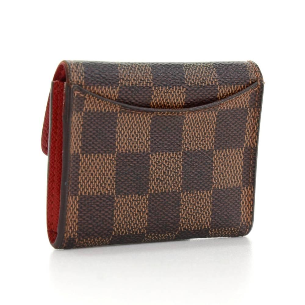 Louis Vuitton Porte-Monnaie Koala Ebene Damier Canvas Coin Case In Good Condition In Fukuoka, Kyushu