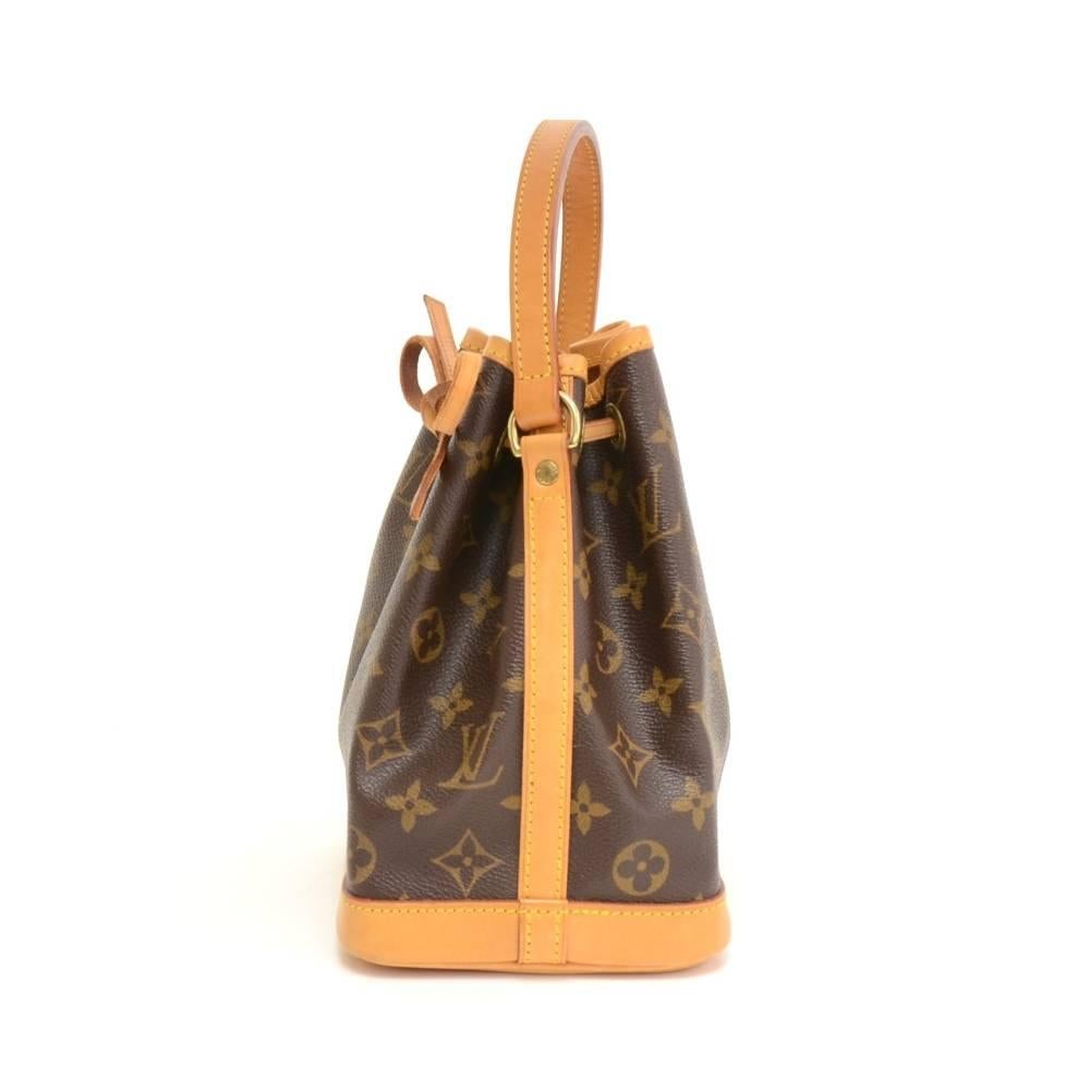 Brown Louis Vuitton Mini Noe Monogram Canvas Hand Bag