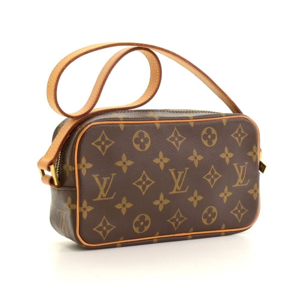 Brown Louis Vuitton Pochette Cite Monogram Canvas Hand Bag
