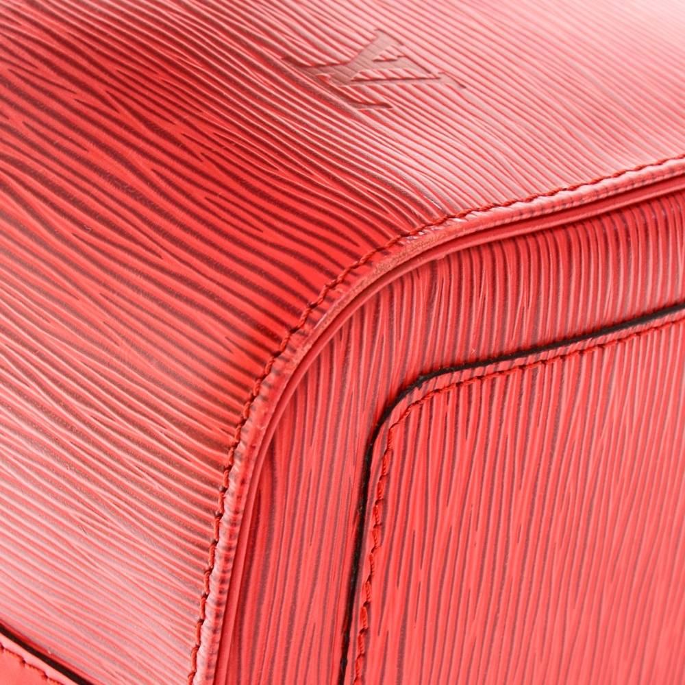 Vintage Louis Vuitton Speedy 30 Red Epi Leather City Hand Bag 3