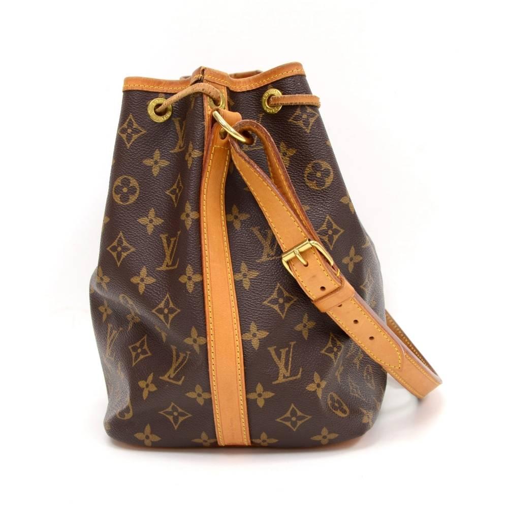 Louis Vuitton Petit Noe Monogram Canvas Shoulder Bag In Good Condition In Fukuoka, Kyushu