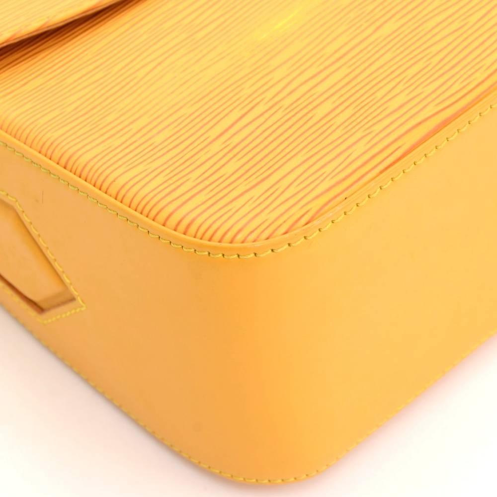 Louis Vuitton Byushi Yellow Epi Leather Shoulder Bag 1