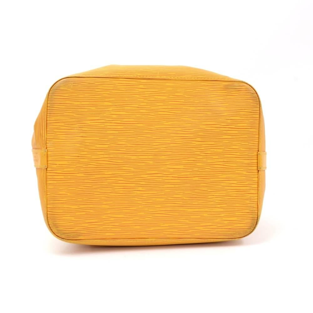 Louis Vuitton Petit Noe Yellow Epi Leather Shoulder Bag 1