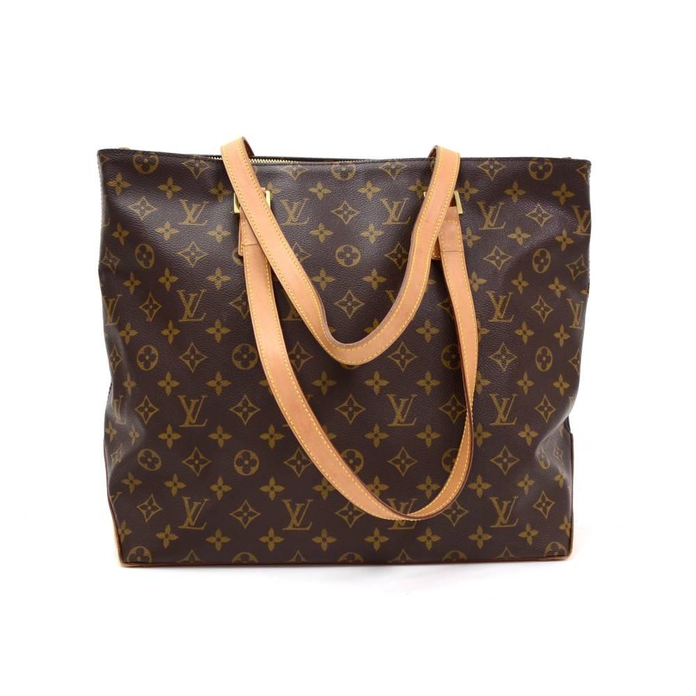 Louis Vuitton Cabas Mezzo Monogram Canvas Shoulder Tote Bag