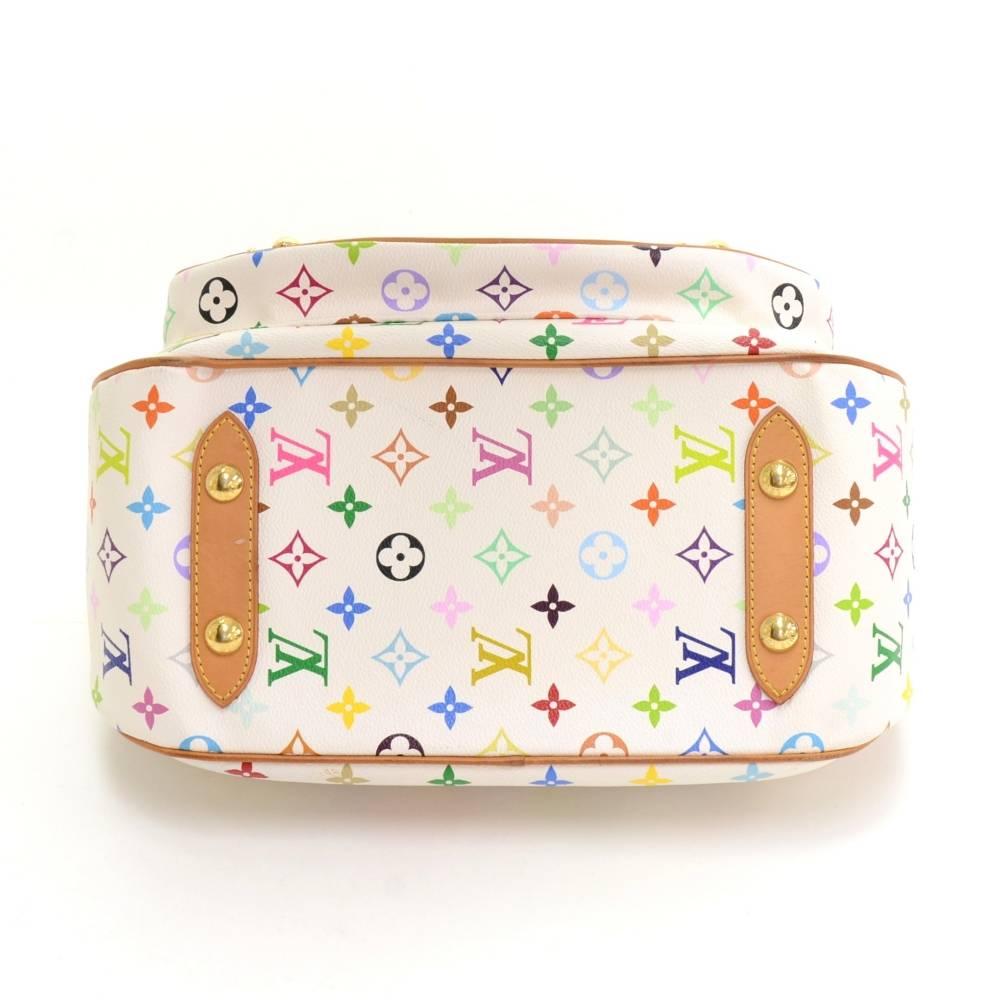 Louis Vuitton Rita White Multicolor Monogram Canvas 2 way Bag 1