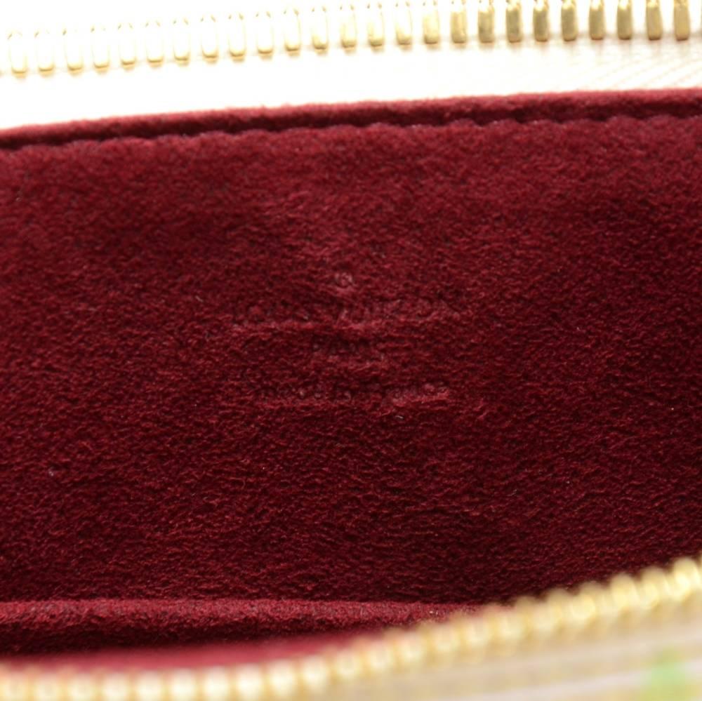 Louis Vuitton Rita White Multicolor Monogram Canvas 2 way Bag 3
