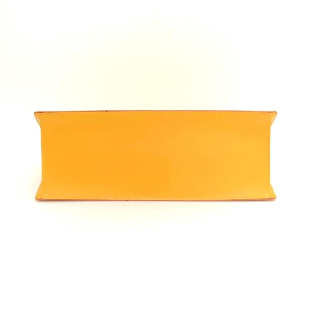Vintage Louis Vuitton Sac Triangle Yellow Epi Leather Hand Bag 2