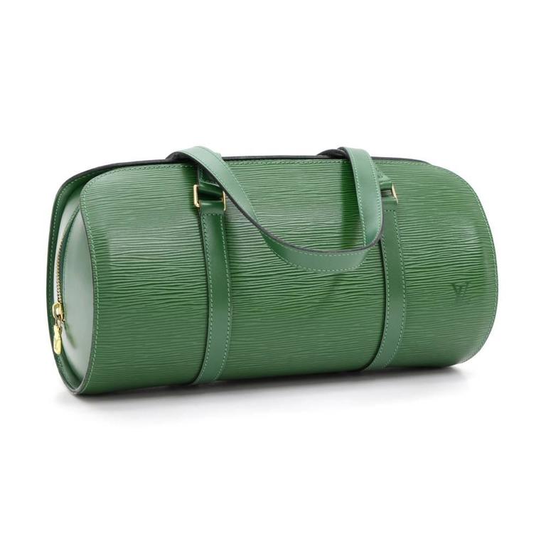 Louis Vuitton Epi Leather Soufflot Green — Vintage Gems