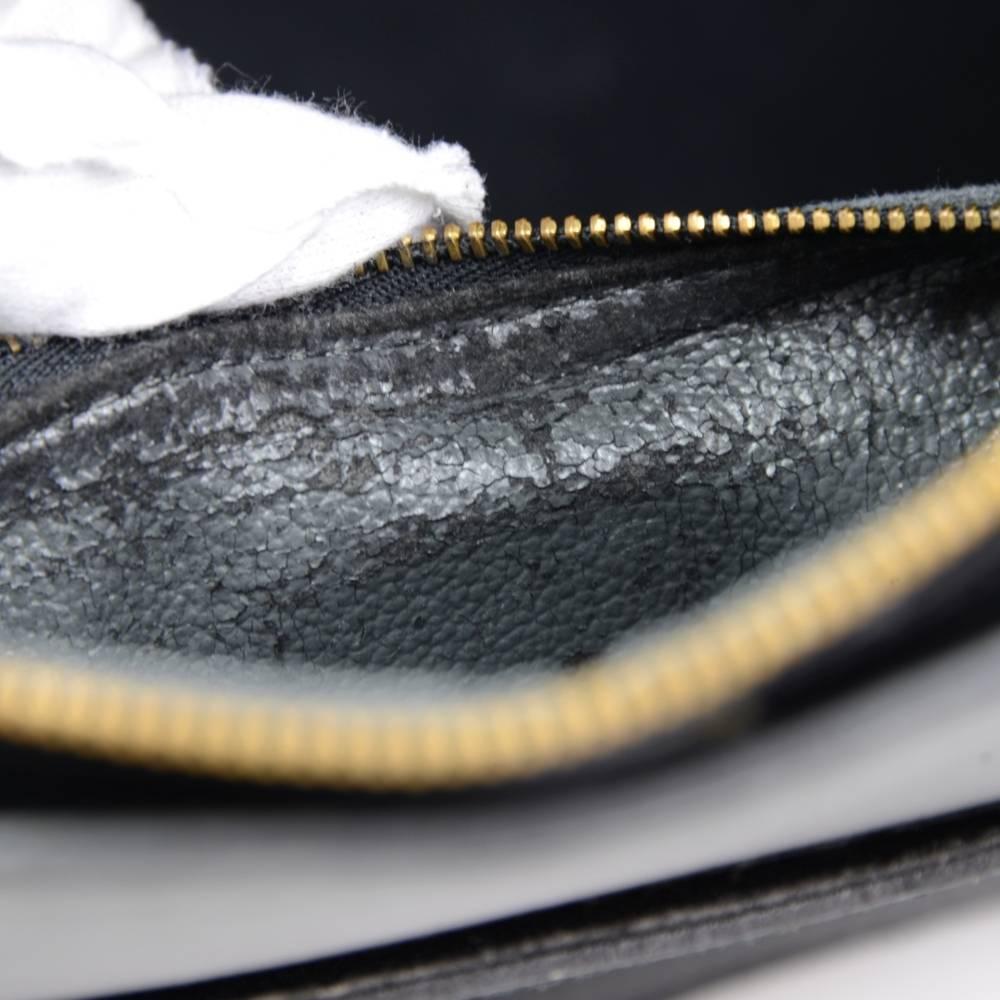 Louis Vuitton Solferino 45 Black Epi Leather Shoulder Boston Bag 3