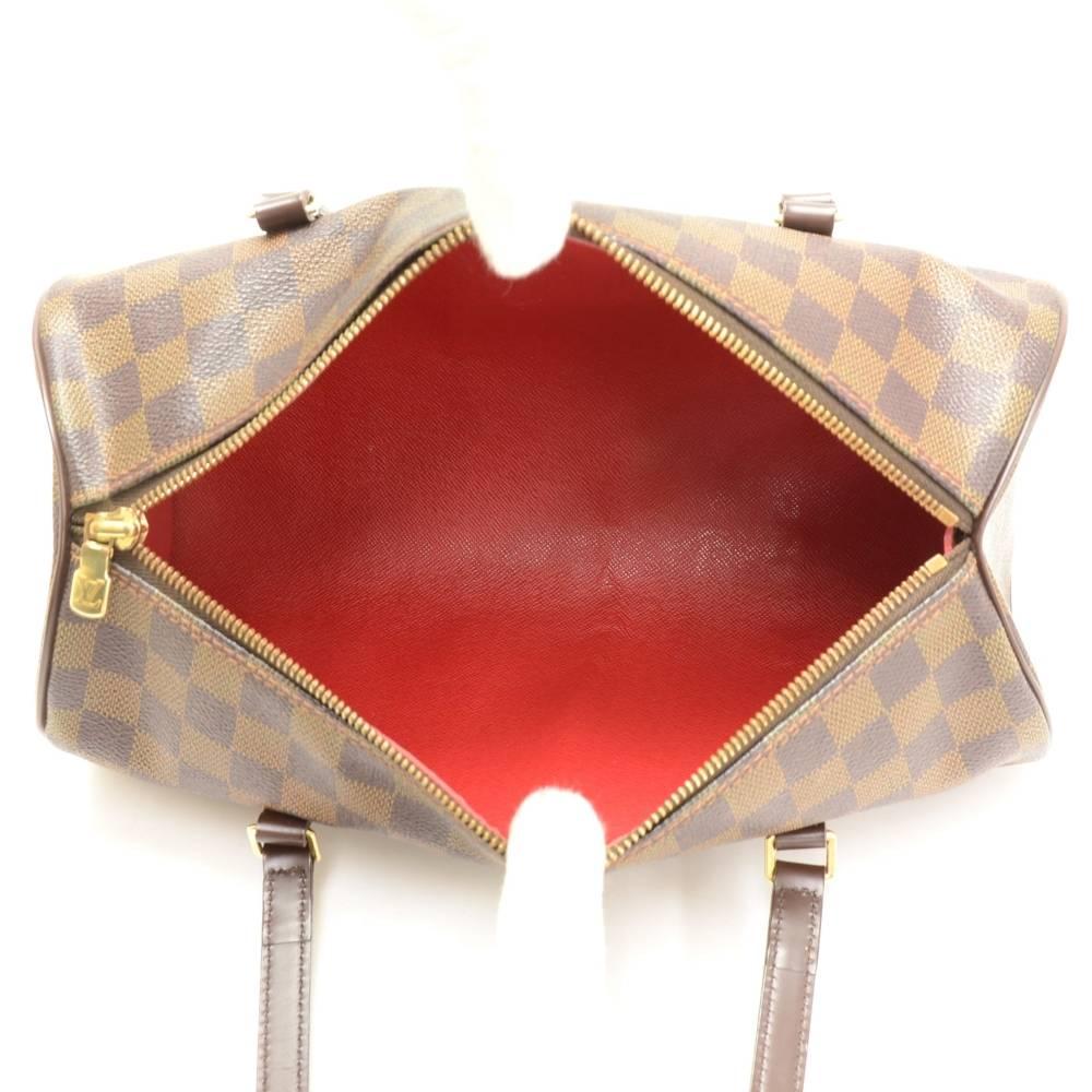 Louis Vuitton Papillon 30 Ebene Damier Canvas Hand Bag 5