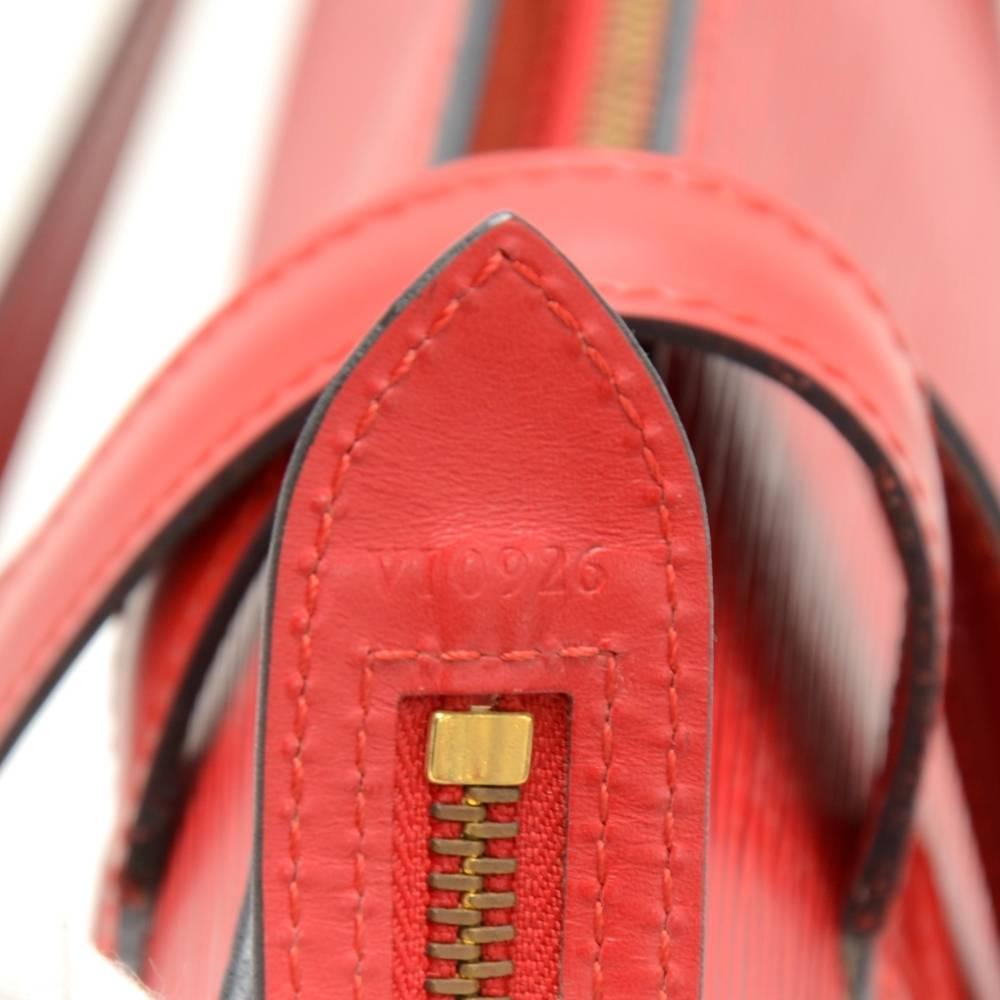 Louis Vuitton Saint Jacques PM Red Epi Leather Shoulder Bag 5