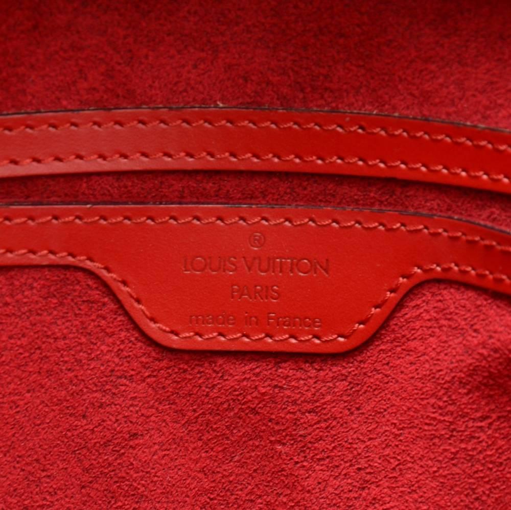 Louis Vuitton Saint Jacques PM Red Epi Leather Shoulder Bag 4