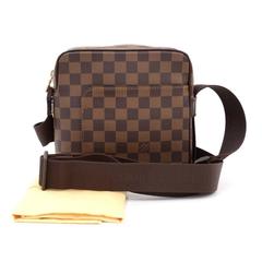 Louis Vuitton Olav PM Ebene Damier Canvas Messenger Pochette Bag