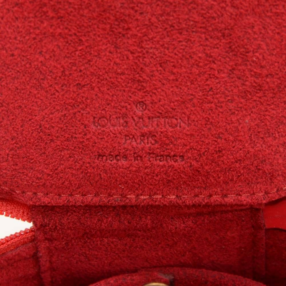 Louis Vuitton Ecrin Bijoux Red Epi Leather Large Jewelry Case 4