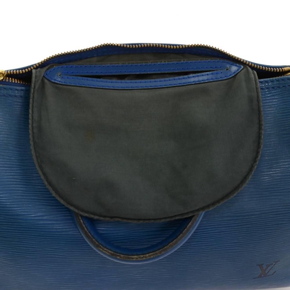 Vintage Louis Vuitton Speedy 25 Blue Epi Leather City Hand Bag 1