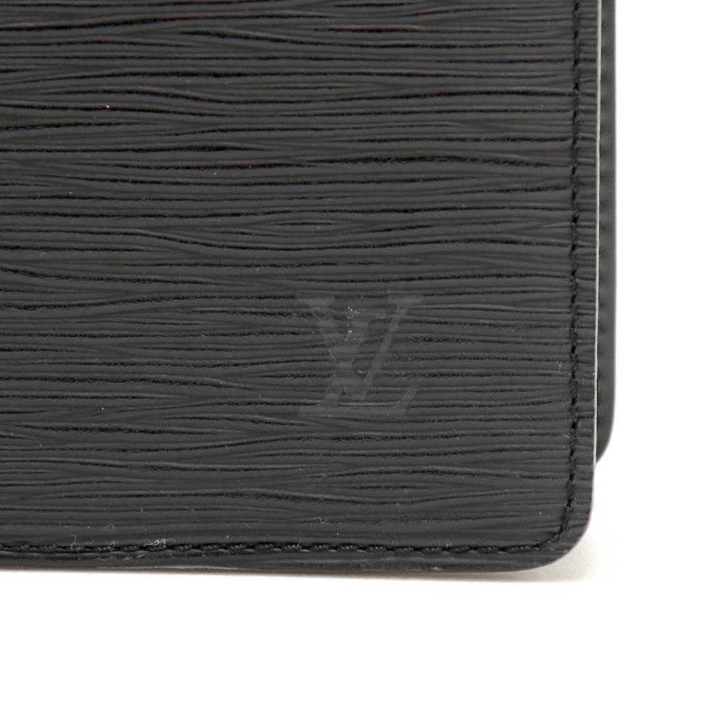 Women's Louis Vuitton Pochette Homme Black Epi Leather Clutch Bag