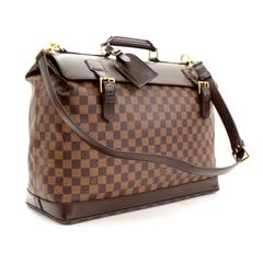 Louis Vuitton West End PM Ebene Damier Canvas Travel Bag + Strap