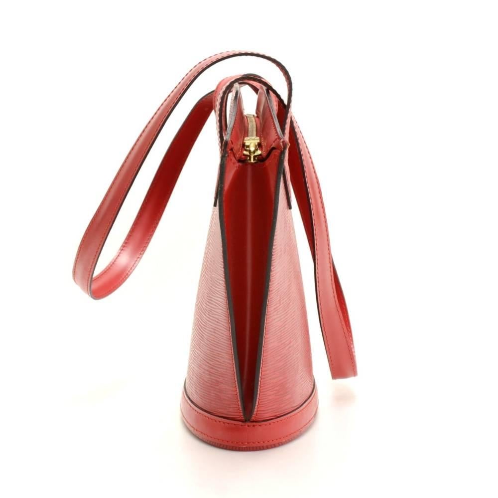 Women's Vintage Louis Vuitton Saint Jacques PM Red Epi Leather Shoulder Bag