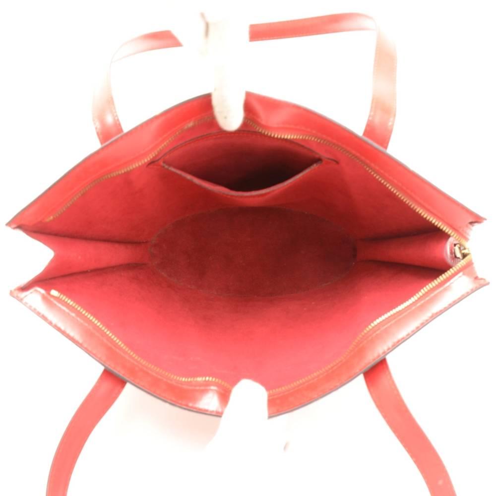 Vintage Louis Vuitton Saint Jacques PM Red Epi Leather Shoulder Bag 5