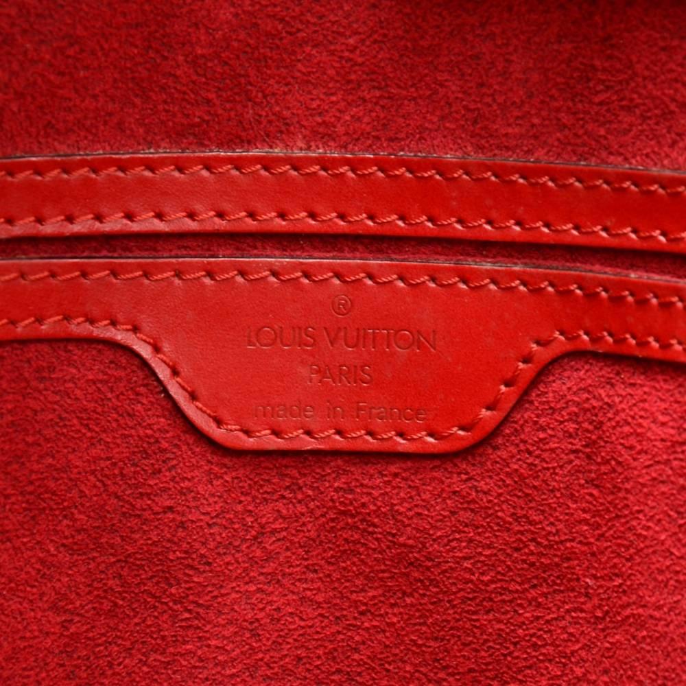 Vintage Louis Vuitton Saint Jacques PM Red Epi Leather Shoulder Bag 3