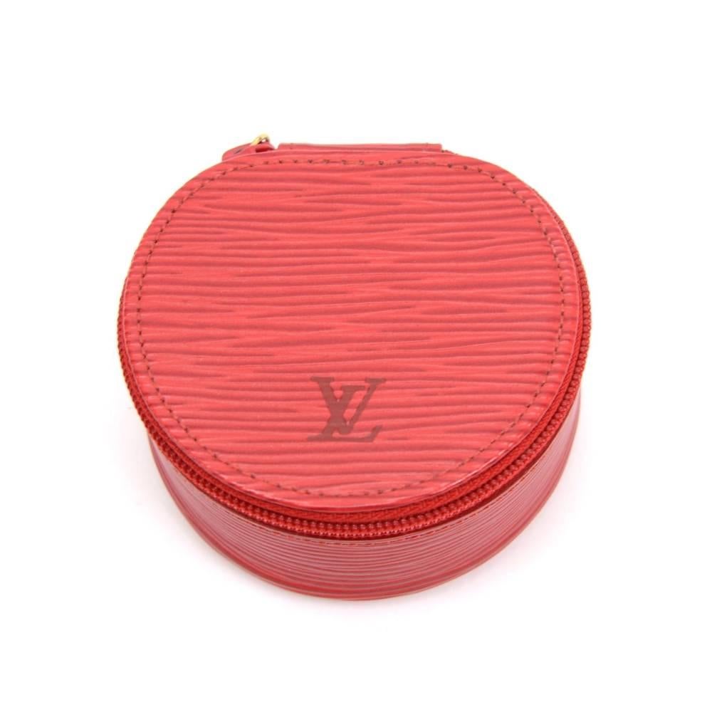 Louis Vuitton Ecrin Bijoux Red Epi Leather Mini Jewelry Case 1