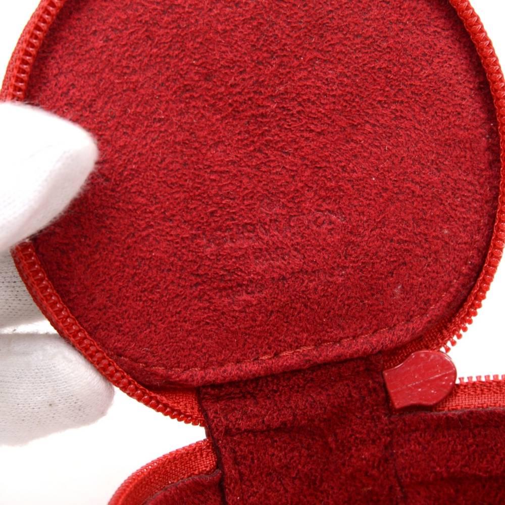 Louis Vuitton Ecrin Bijoux Red Epi Leather Mini Jewelry Case 4