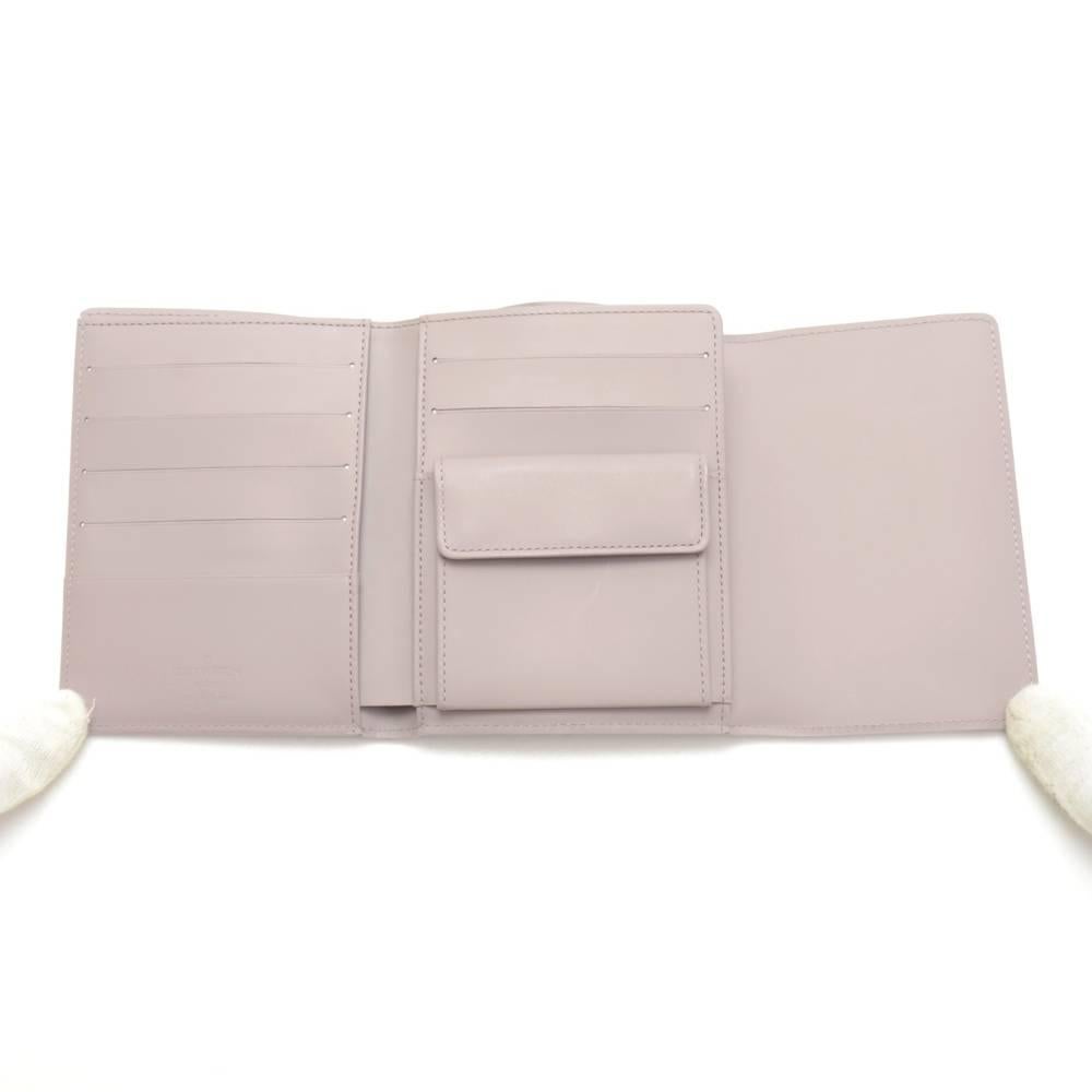 Louis Vuitton Portefeullie Elastique Lilac Epi Leather Trifold Wallet 5