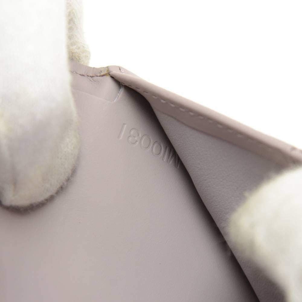Louis Vuitton Portefeullie Elastique Lilac Epi Leather Trifold Wallet 3