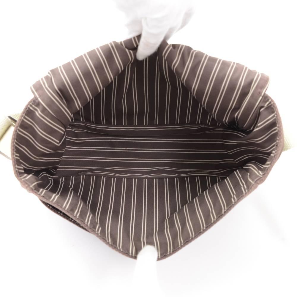Louis Vuitton Besace PM LV Cup Chocolate Brown Antigua Canvas Shoulder Bag For Sale 3