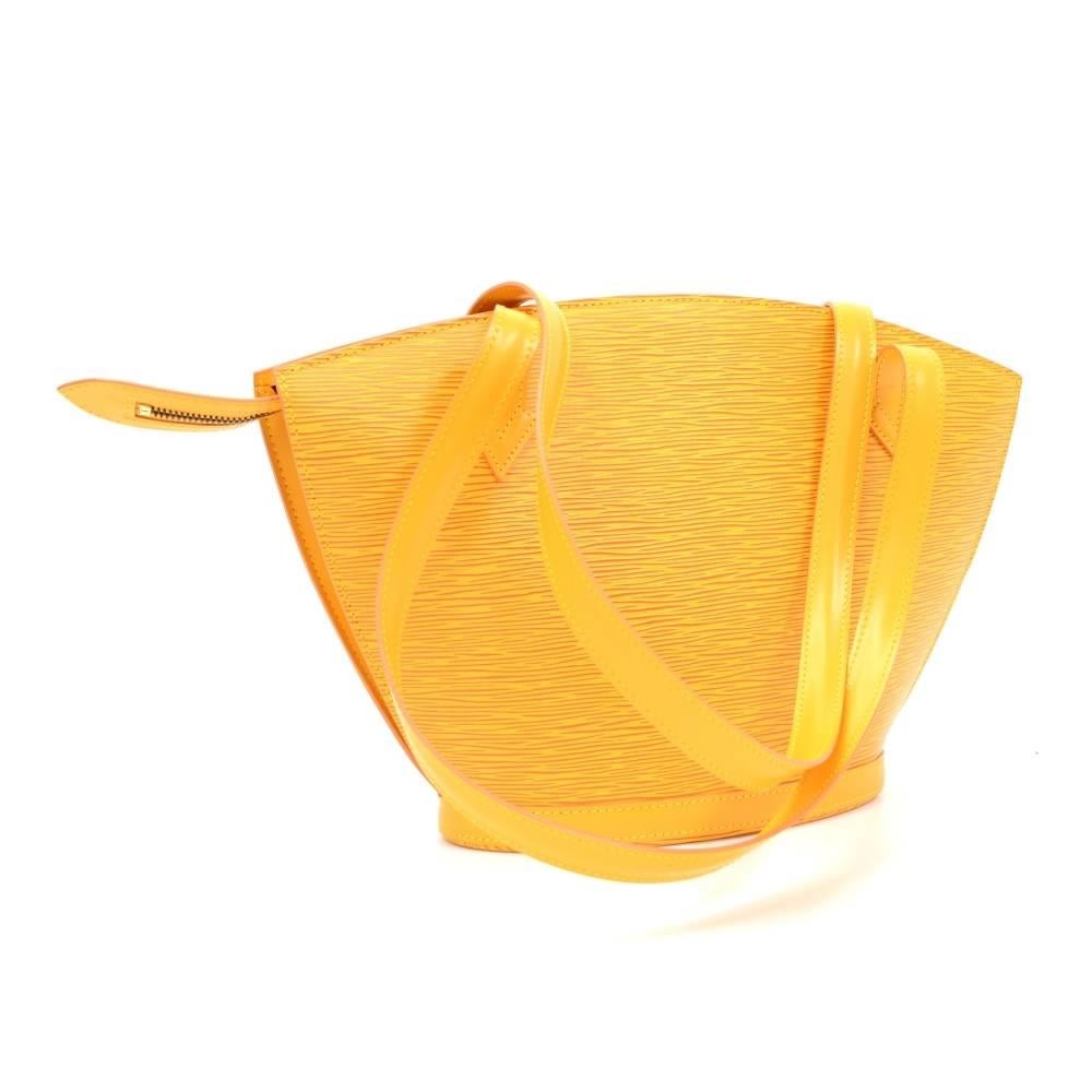 Louis Vuitton Saint Jacques PM Yellow Epi Leather Shoulder Bag In Excellent Condition In Fukuoka, Kyushu