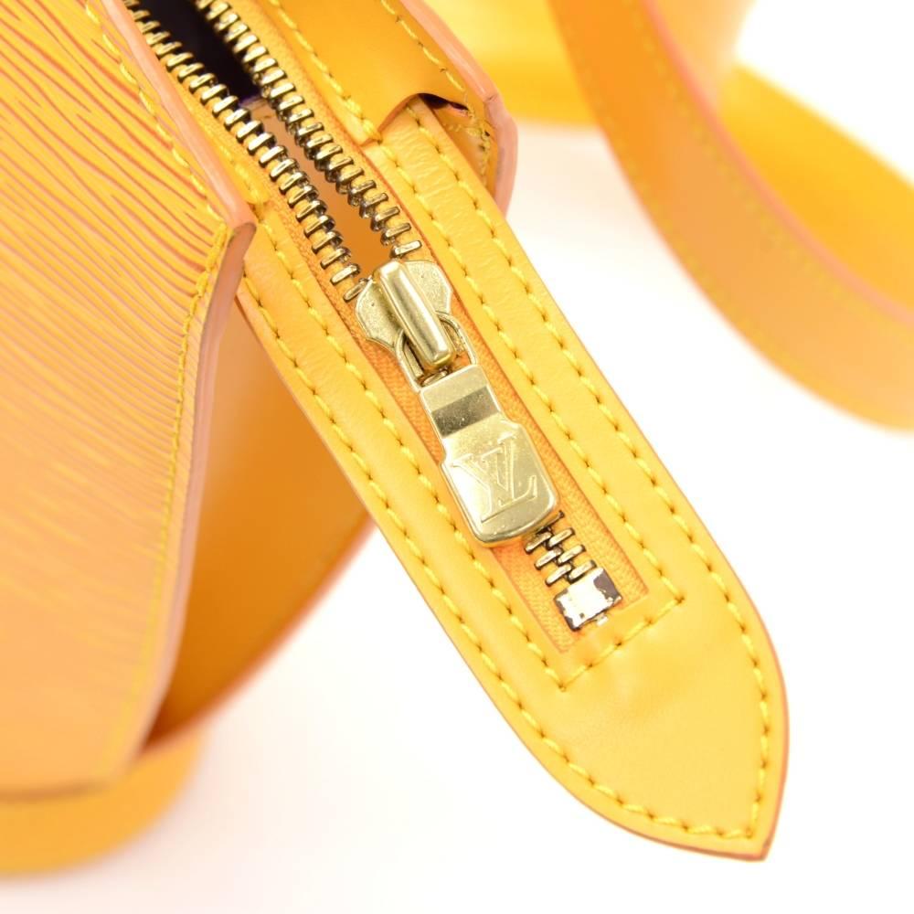 Louis Vuitton Saint Jacques PM Yellow Epi Leather Shoulder Bag 3