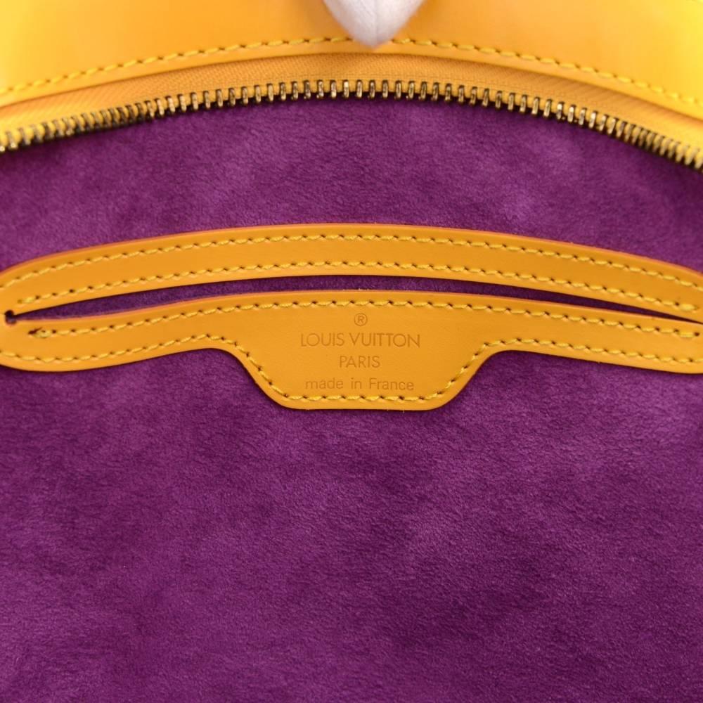 Louis Vuitton Saint Jacques PM Yellow Epi Leather Shoulder Bag 4