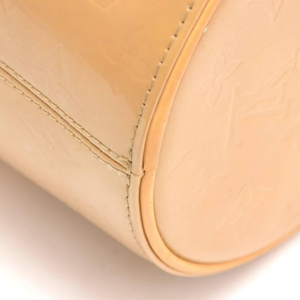 Women's Louis Vuitton Bedford Noisette Vernis Leather Hand Bag For Sale