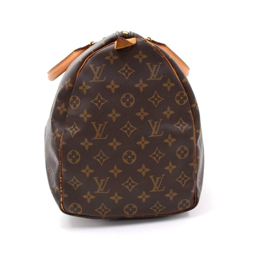 Black Louis Vuitton Keepall 45 Monogram Canvas Duffle Travel Bag