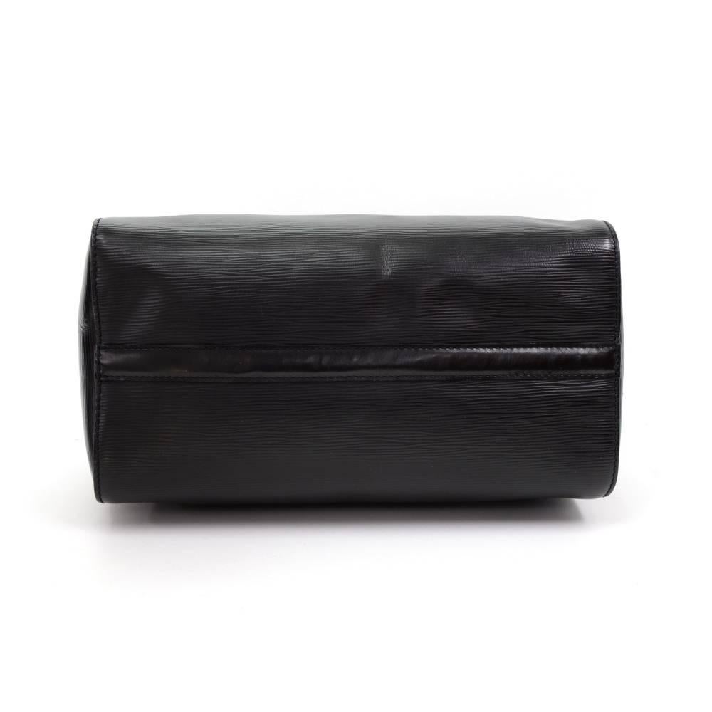 Vintage Louis Vuitton Speedy 30 Black Epi Leather City Hand Bag 2