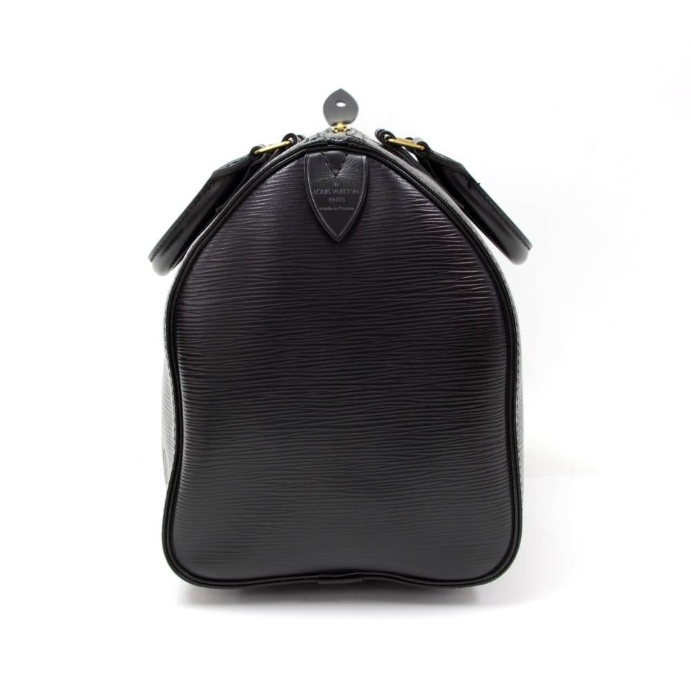 Vintage Louis Vuitton Speedy 30 Black Epi Leather City Hand Bag 1