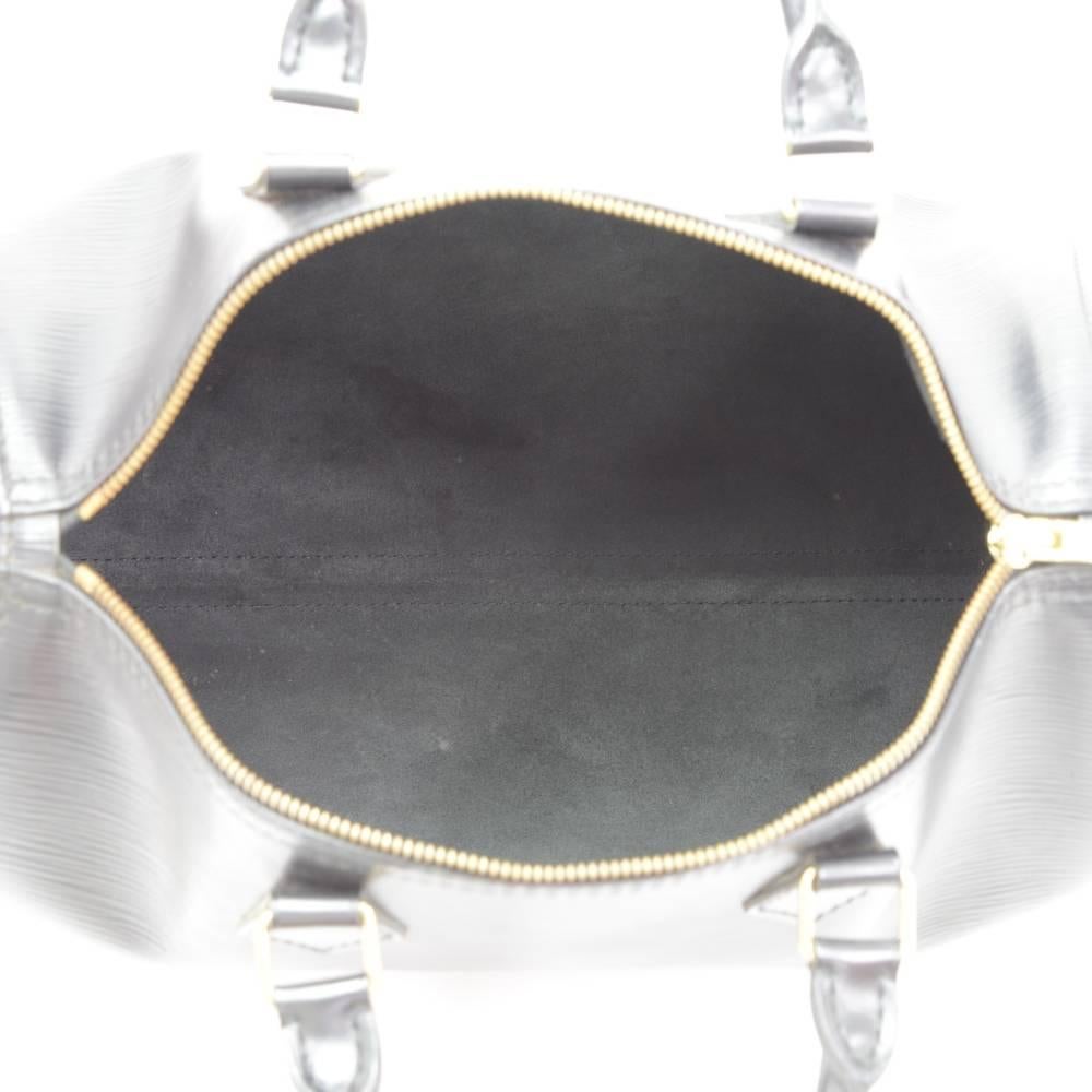 Vintage Louis Vuitton Speedy 30 Black Epi Leather City Hand Bag 6