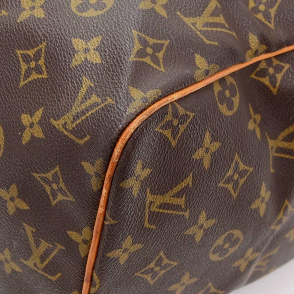 Vintage Louis Vuitton Sac Souple 35 Monogram Canvas Duffle Hand Bag 4