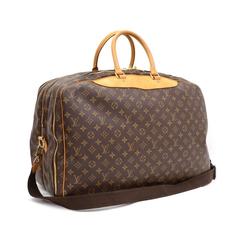 Louis Vuitton Alize 3 Poches Monogram Canvas Travel Bag + Strap