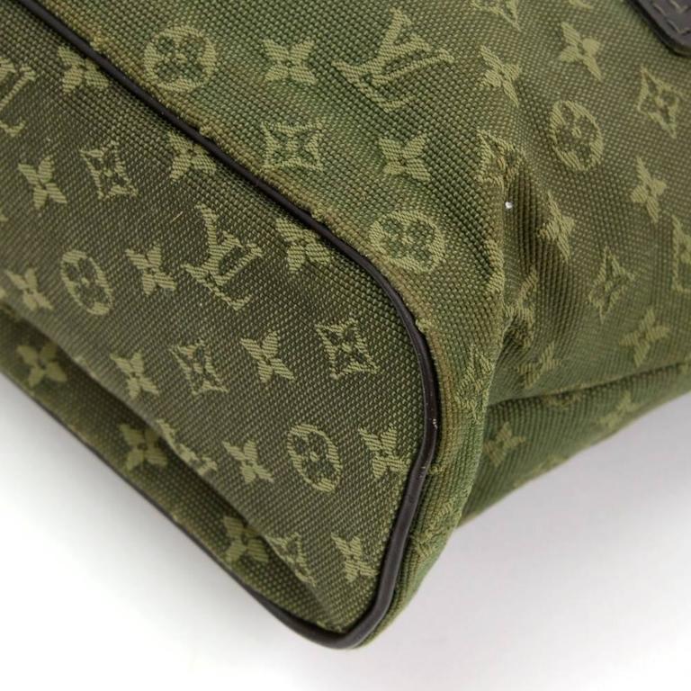 Louis Vuitton Lucille PM Dark Green Khaki Monogram Mini Canvas Hand Bag at  1stDibs