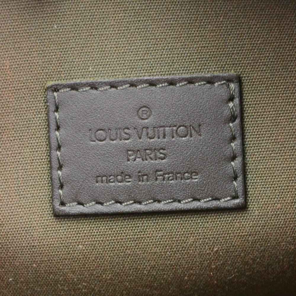 Louis Vuitton Lucille PM Dark Green Khaki Monogram Mini Canvas Hand Bag 3