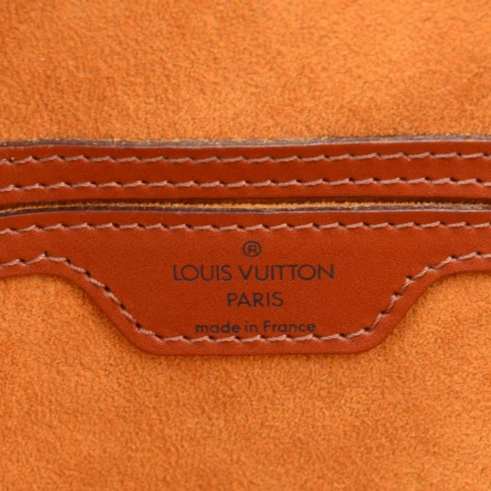 Vintage Louis Vuitton Gobelins Brown Kenyan Fawn Epi Leather Large Backpack Bag 5