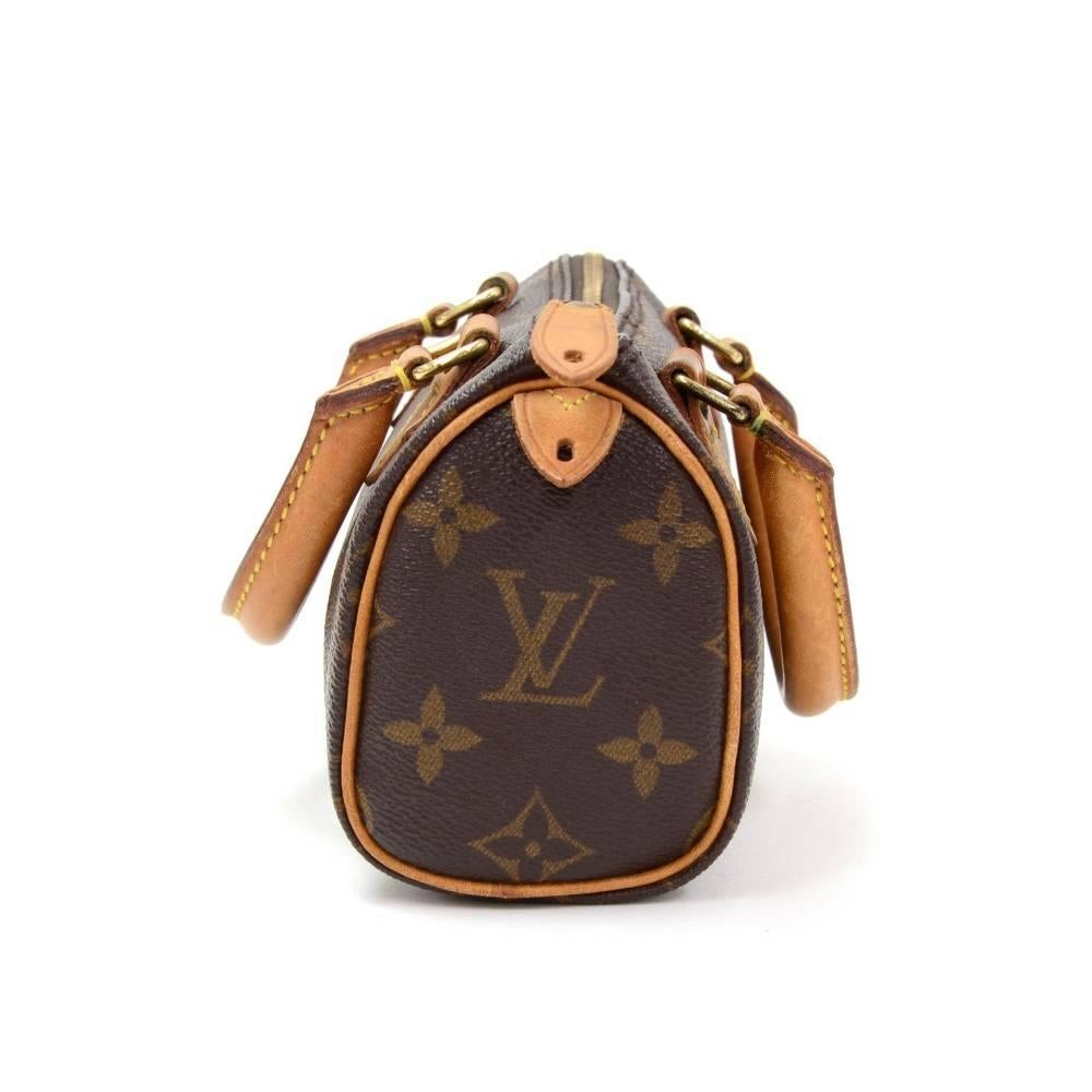 Brown Vintage Louis Vuitton Mini Speedy Sac HL Monogram Canvas Hand Bag