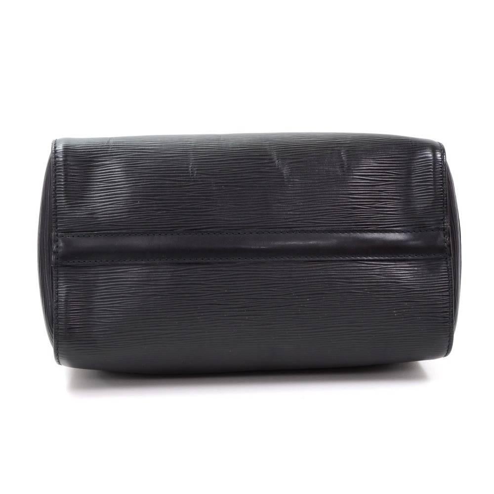 Vintage Louis Vuitton Speedy 25 Black Epi Leather City Hand Bag 2