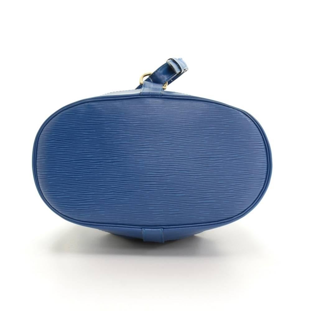 Vintage Louis Vuitton Blue Randonee GM Epi Leather Shoulder Bag 2