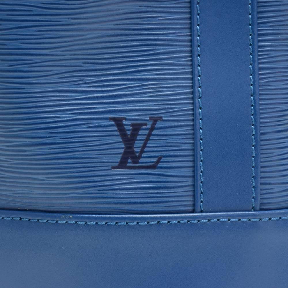 Vintage Louis Vuitton Blue Randonee GM Epi Leather Shoulder Bag 3
