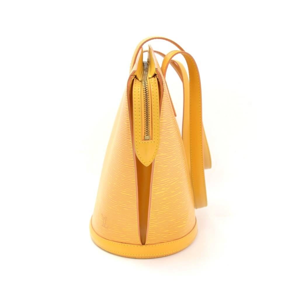 Women's Vintage Louis Vuitton Saint Jacques GM Yellow Epi Leather Shoulder Bag